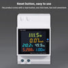 Smart Digital Energy Meter D52-2066, AC Multifunction Power Monitor with LCD Display for Household Electricity Usage