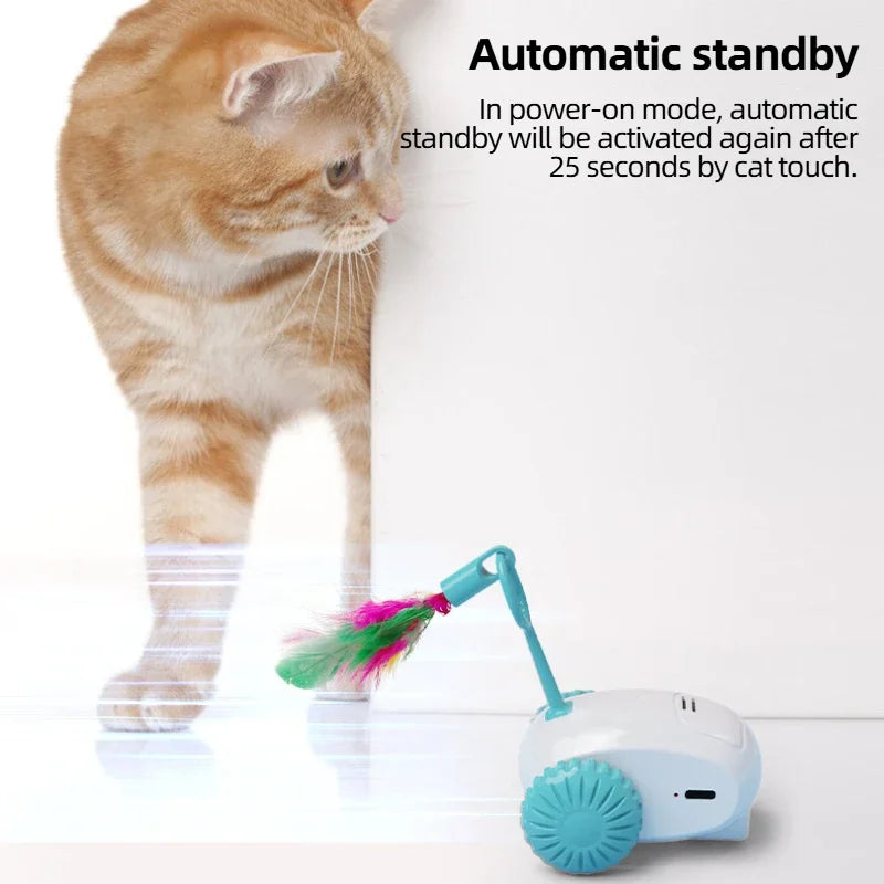 Pet Gravity Cat Smart Interactive Sport Car Toy Automatic Moving Indoor Kitty Ball Toys Car for Dogs Playing