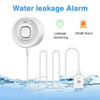 Water Leak Alarm Detector, 100dB Loud Alert Water Sensor, IP55 Waterproof, , Easy Installation for  Home Basement Flood NO Smart