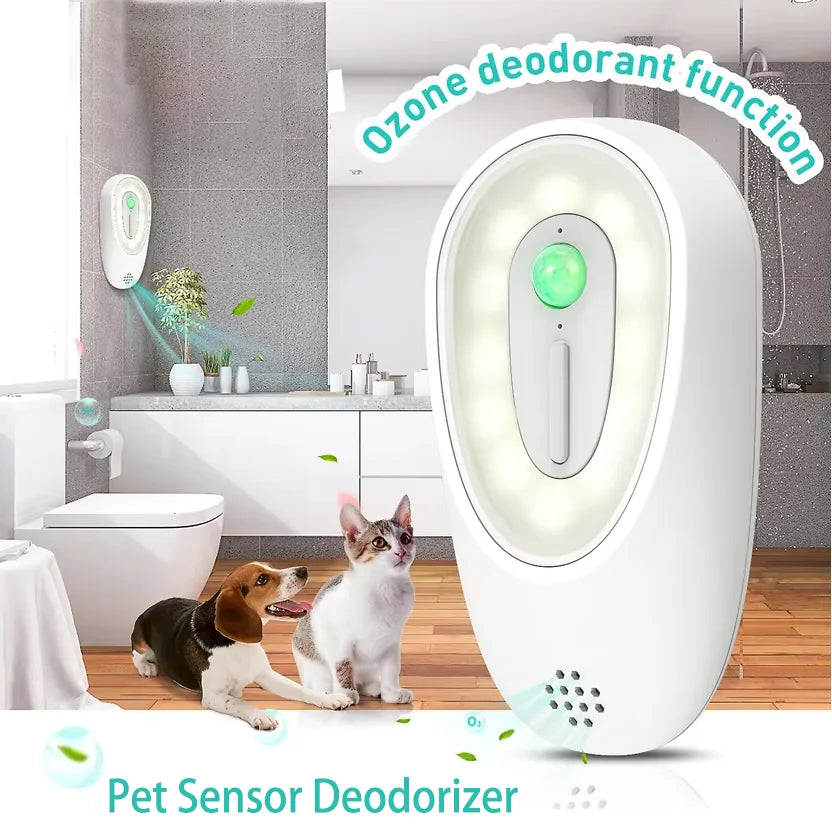 Smart Pet Odor Purifier For Cats and Dogs Litter Box Deodorizer Dog Toilet Rechargeable Air Cleaner Pets Deodorization