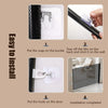 Indoor Retractable Pet Safety Gate Baby Barrier ABS Mesh Fence Stair Barrier for Dog Kitten with Reinforced Strip Prevent Crawl