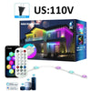 WIFI Smart Permanent Outdoor Lights App Remote Voice Control Eaves LED RGBIC Light Waterproof Music Sync Timer for Holiday Decor