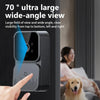 Smart Wireless Video Doorbell with 4.3-inch Screen for Real-Time Indoor Monitoring No app or internet connection required