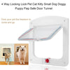 Pet Dogs Cats Door New Safe Lockable Magnetic Screen Outdoor Window 4 Way Locking Gate House Enter Freely Fashion Pretty Garden