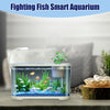 Aquarium Kit Starter Betta Fish Tank for Beginners Silent Decorative Fish Bowl for Turtle Aquatic Animals Clear Desktop Aquarium