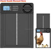 Automatic Chicken Coop Door Intelligent Timer Electric Aluminum Timing Opener Auto Chicken Door Farm Automatic Management Tool
