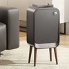 Smart Sensor Trash Can with Tall Foot Design, Large Capacity Covered Paper Bucket, Stylish Waste Bin for Living Room