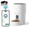 Smart WiFi Pet Feeder 4L, APP Controlled Automatic Cat Food Dispenser, Programmable Feeder with Timer for Multiple Meals