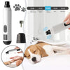 Electric Pet Nail Clipper with LED Lights LCD Display for Dogs Cats Grooming Safe Quiet Nail Trimmer Grinder