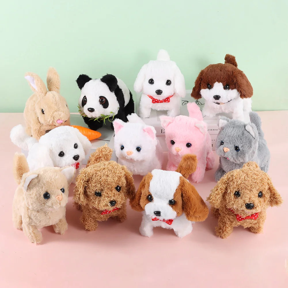 Fashion Plush My Realistic Robot Puppy Interactive Walking Dog