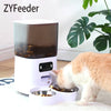 5L Pet Feeder with Camera Automatic Cat Feeder Smart Dog Food Dispenser WiFi Timing Stainless Steel Feeding Bowl（No 5V 2A Plug）