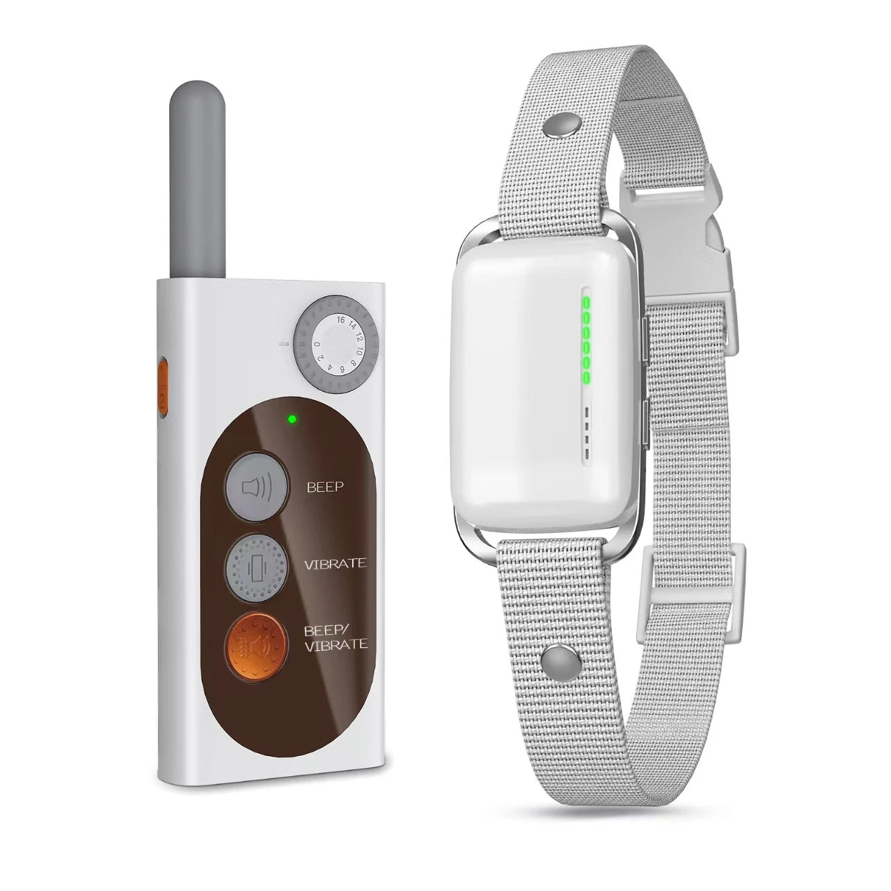 Smart Dog Trainer  - Long Distance Remote Control, Voice Record No Shock/  Shock, Waterproof Rechargeable Bark Control