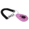 Pet Trainer Dog Training Clicker Pet Cat Plastic New Dogs Click Trainer Aid Adjustable Wrist Strap Sound Key Chain Dog Clicker