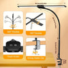 Led Desk Lamp for Office Home Desk Light Eye Caring Architect lamp with Clamp Dual Screen Computer Monitor Smart Table Light