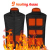 21 Heated Vest Electric Heated Jackets Men Women Sportswear Heated Coat Coat Motorcycle USB Heating Jacket For Camping outdoor
