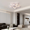 Smart Ceiling Fan with Light Led Ceiling Lamp Remote Control 6-speed Wind Speed Lotus Shape Decorative Light Living Room Bedroom