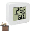 Temperature and Humidity Monitor Indoor Temperature Gauge Electronic Gauge LCD Display for Chicken Coop Basement Garage