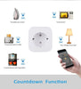 Smart Socket EU 16A/20A AC100-240V Wifi Smart Plug Power Outlet Home Voice Control, for Smart Life APP