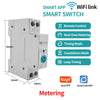 Smart Switch Circuit Breaker 63A WiFi Remote Mobile Phone Control Home Remote Power Off Timer Switch with Metering VA. detection