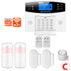 GSM WiFi Smart Alarm System Wireless DIY Smart Home Security System With APP Control Works with Alexa for Houses Apartments