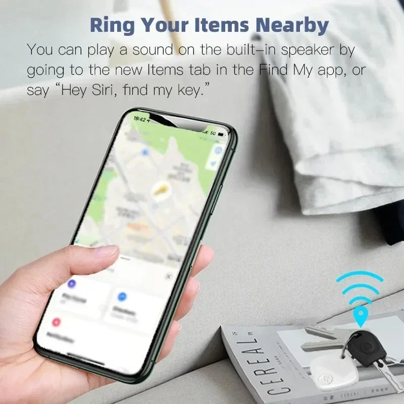 Bluetooth Tracking Device iOS Find My APP Smart Tag GPS Tracker Locator Anti-Lost Alarm Reminder Car Key Dog Pet Kid Finder