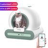 New  Automatic Cat Litter Box Smart APP Control WIFI Detachable 9L Intelligent Self-cleaning Cat Toilet Garbage Easy To Clean
