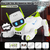 Intelligent Robot 2.4G RC Smart Programming Stunt Dog Watch Dual Control Interactive Toys With Cool Spray Toy for Boys Kids Gift