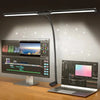 Led Desk Lamp for Office Home Desk Light , Eye Caring Architect lamp with Clamp,Dual Screen Computer Monitor Smart Table Light