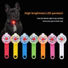 LED Pet Dog Cat Collar Pendant Night Safety Cat Luminous Light Waterproof Flashing Harness USB Charging For Dog Accessories
