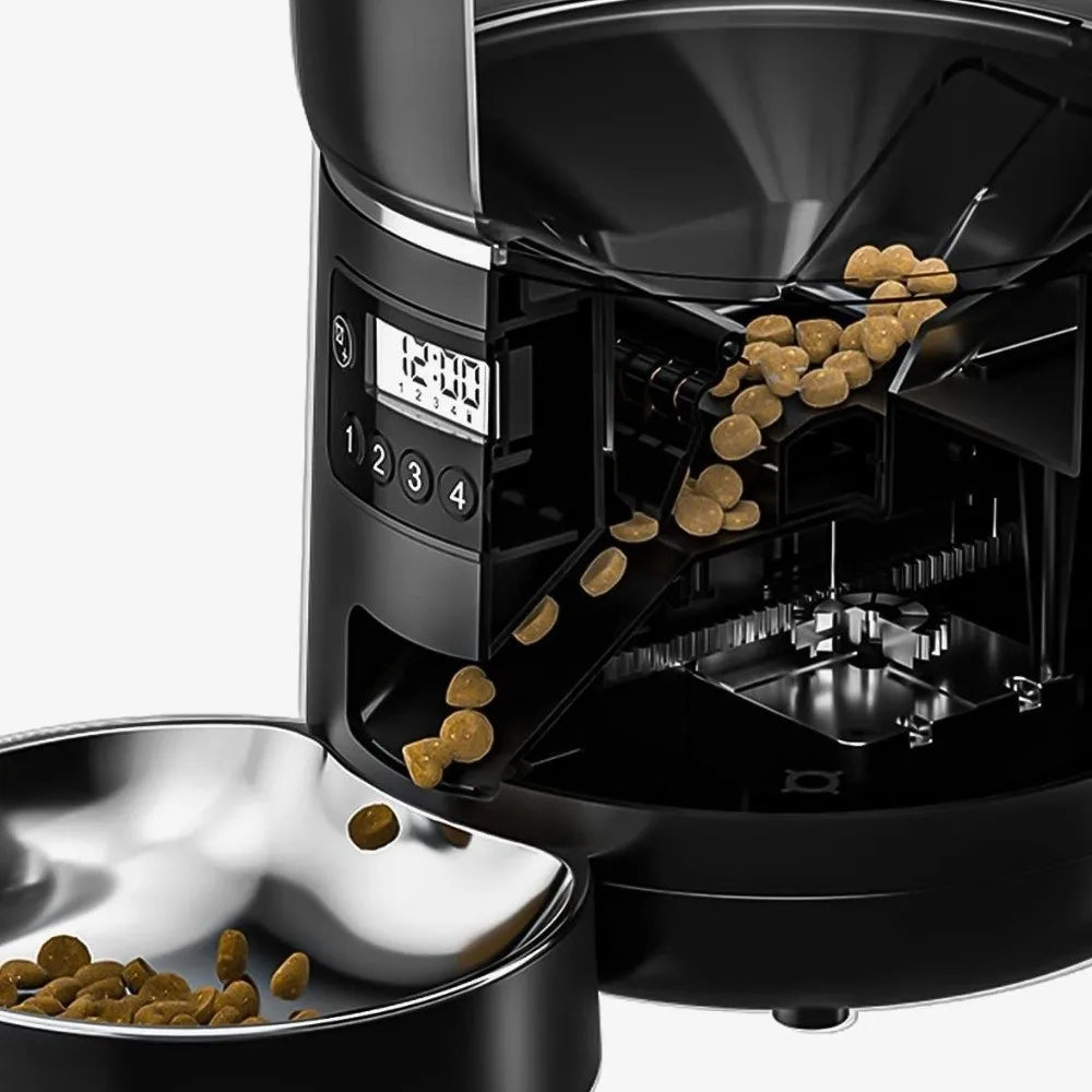 4L Smart Pet Feeder Timed Feeding Remote Control APP Control Feeder 9-Meal WIFI Enabled Cat Automatic Feeder For Cats Dogs