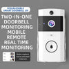 Smart WIFI Doorbell Camera With Solar Charging, Waterproof, Night Vision, HD, Two-Way Intercom Voice For Home Security