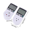 European And US Plug-in Power Metering Socket, Smart Metering Socket, Non-Backlit Voltage And Ampere Meter