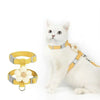 Cat Harness and Leash Sets Adjustable Dog Harness for Small Dog Leash Breashable Pet Harness Out Walking Dog Strap