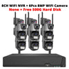Smart Wifi Camera Kit 8MP Two Way Audio AI Face Detect Outdoor Security Camera 8CH Wireless NVR Video Surveillance System ICSEE