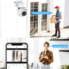Smart Life 5MP WiFi Two Way Audio Security IP Camera Tuya App HD Smart Home PTZ Outdoor Home Wireless Mini Surveillance CCTV Cam
