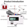 Digital Online Water Quality Tester Dual Probe TDS Meter LCD DM-2 EC Monitor Inlet Outlet Detection for Tap Water Fish Tank