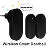 Smart Home Wireless Doorbell Welcome Chime 433MHz Door Bell Reminder Device 32 Songs Melodies Alarm Adjustable Volume US EU Plug