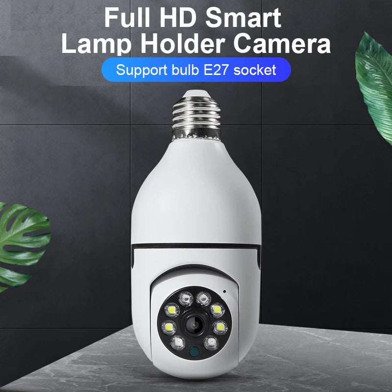Smart Home 2.4G E27 Bulb Wifi Surveillance Camera HD Night Security Video Surveillance Supprt Two Way Audio Mobile Motion