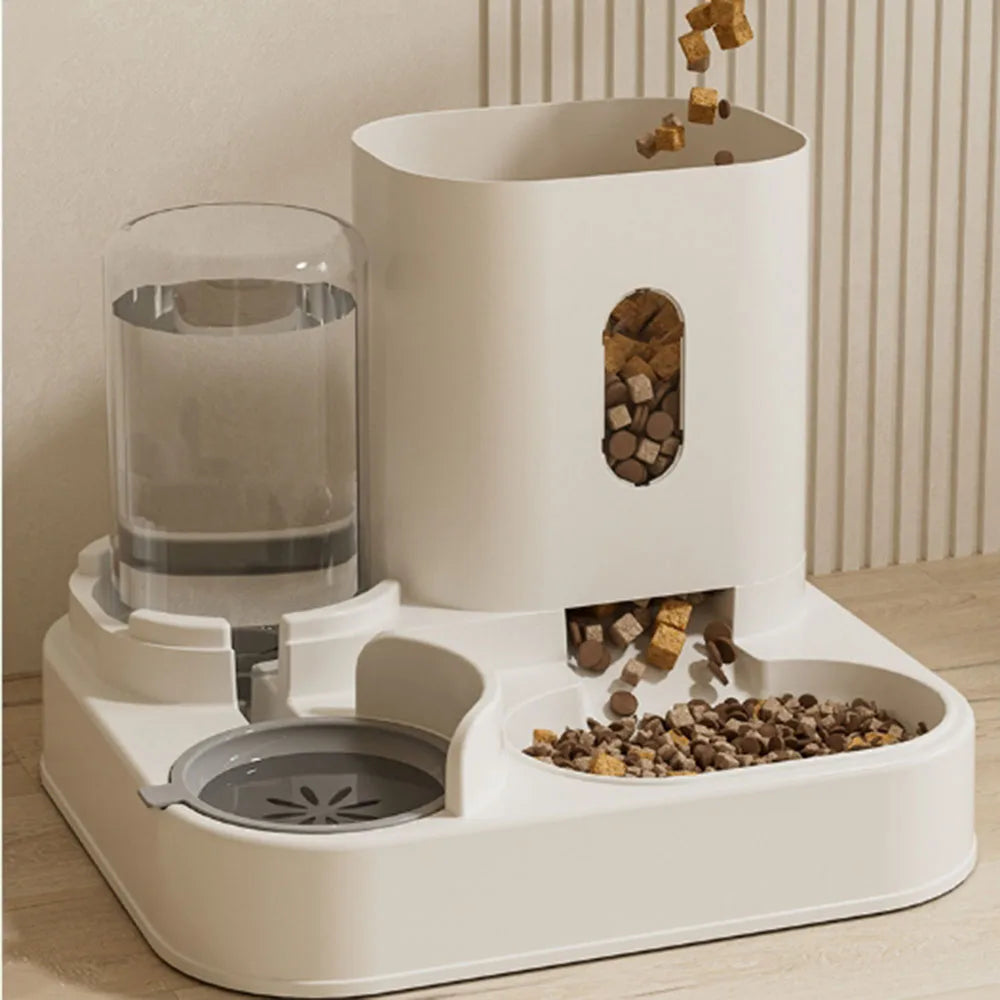 Automatic Pet Feeder & Water Dispenser for Cats Dogs - Smart Food Feeding Station, Automatic Waterer, Pet Supplies