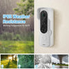 Smart WiFi Doorbell 1080P HD Wide Angle Camera Wireless Doorbell Motion Detection Video Doorbell Two Way Voice for Home Security