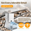 Smart Pet Feeder with 15CM Elevated Camera Tuya App Control for Busy Pet Owners FURPIPI Automatic Cats Dog Food Feeder Dispenser