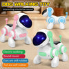 Smart Interactive Robotic Dog Simulated Walking Light Sound Music Children's Educational Crawling, Singing and Interactive New