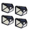 Outdoor Solar Patio Wall Light, Garden Home Wall Decor 100 LED Exterior Wall Light