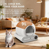Smart Litter Box Automatic Self-Cleaning Cat Toilet - Electric Large-Sized Cat Sand Box with AI Remote Control