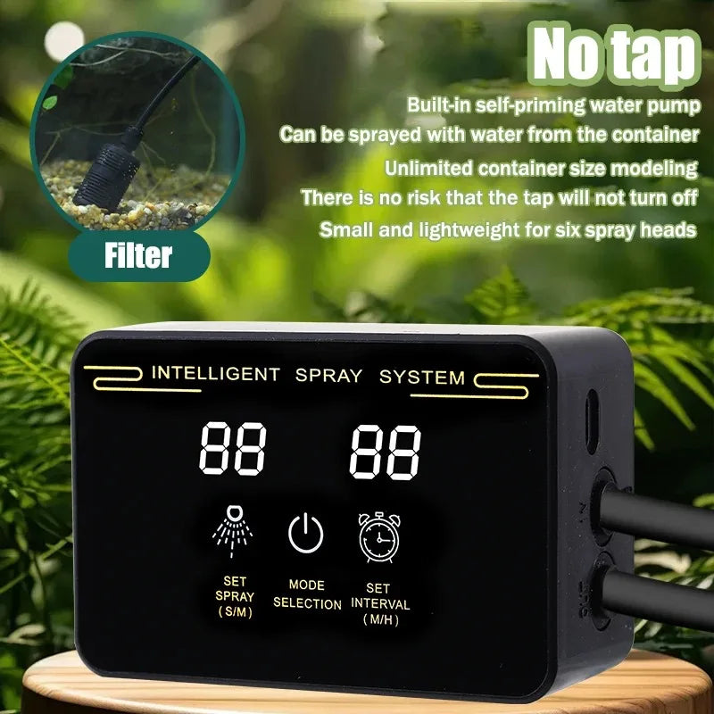 Intelligent spray system spray spray rainforest crawler electronic timer automatic spray rainforest kit control sprinkler