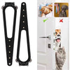 Punch-Free Pet Door Opener Adjustable Cat Door Holder Latch Easy Installation Pet Flap Door for Dog Cats Pet Supplies