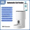 WiFi Automatic Cat Feeder 4L 2.4G Timed Multiple Auto Smart Dog Electric Self Feeding Remote Control Dry Food Basic Dispenser