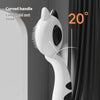 Self Cleaning Cat Brush Pet Grooming Tool Removes Loose Fur Magic Deshedding Comb for Cats Massage Slicker Brush Easy to Clean