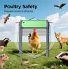 Newest Automatic Chicken Coop Door Chicken Smart Battery Powered Door Light Sensing Auto Chicken Door Opener Chickens Supplies