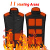 21 Heated Vest Electric Heated Jackets Men Women Sportswear Heated Coat Coat Motorcycle USB Heating Jacket For Camping outdoor